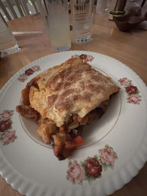 Moussaka   at Mother Vegan Bistro in Athens