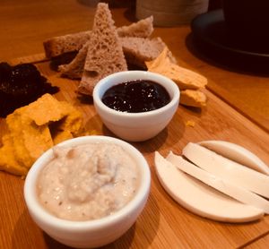 Cheese platter shared with sister - homemade... at Mother Vegan Bistro in Athens