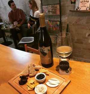 Vegan Homemade cheeses, Vegan Bio Wine! at Mother Vegan Bistro in Athens