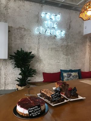 Sugarless sweets at Mother Vegan Bistro in Athens