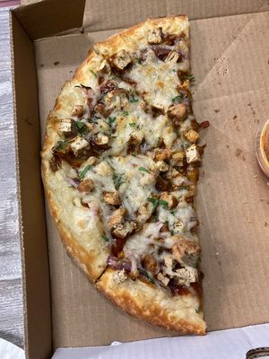 BBQ Chicken Pizza  at Cruzer Pizza in Los Angeles