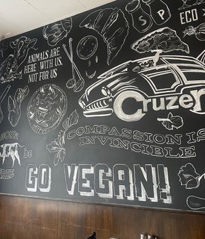   at Cruzer Pizza in Los Angeles