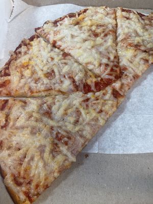 Gluten free cheese pizza   at Cruzer Pizza in Los Angeles
