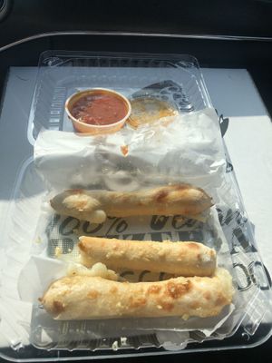 Cheese sticks  at Cruzer Pizza in Los Angeles