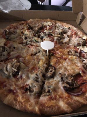 Ratatouille Pizza at Cruzer Pizza in Los Angeles