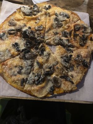 Vegan margarita with mushrooms   at Tsitrus Cafe in Eastern Cape