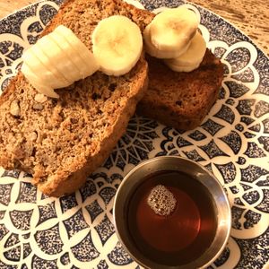 Banana Bread (vegan) at Brew Coffee in Moy