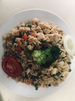 Arroz chaufa vegeteriano (pedido sin huevo) at Vida Sana - Jesus Maria in Lima