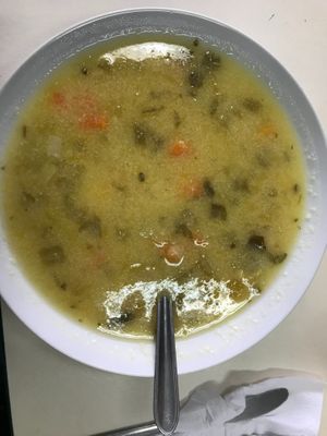 Sopa de semola (naturalmente vegana) at Vida Sana - Jesus Maria in Lima