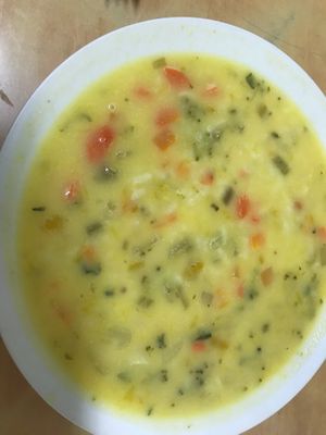 Chupe de verduras at Vida Sana - Jesus Maria in Lima