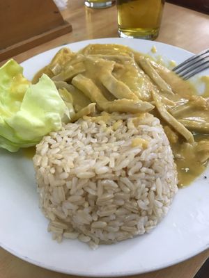 Aji de gallinavel (sin huevo y con leche de soya) at Vida Sana - Jesus Maria in Lima