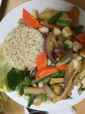 Saltado de choclo con carne vell at Vida Sana - Jesus Maria in Lima