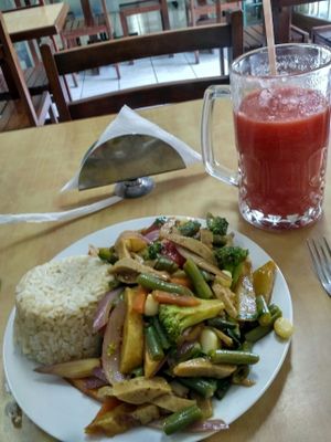 food was super delicious at Vida Sana - Jesus Maria in Lima