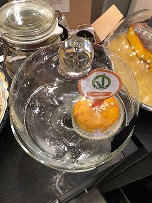 Vegan carrot cake.  at Nuts Cafe in Naples