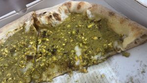 Potatoes and pistachio   at PIZZA E SFIZI  in Catania