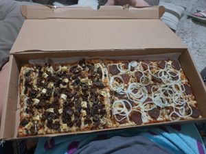 Eu amei demais a pizza que pedi!! A de calabresa vegana então, muito boa!! at Pizza's Fran - Maybe closed in Nova Iguacu