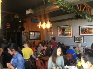 Inside at Met Her At A Bar in Los Angeles