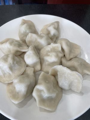 Vegan dumplings  at Dumpling Depot in Sunnyvale
