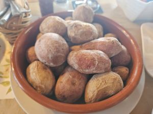 Papas arrugadas at Camu Camu in La Palma
