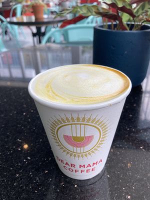 Turmeric Ginger Latte at Dear Mama Coffee - West Harlem in New York City