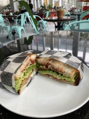 Vegan BLT 🥪  at Dear Mama Coffee - West Harlem in New York City