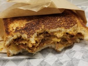 Patty Melt at Blissful Burgers in San Antonio