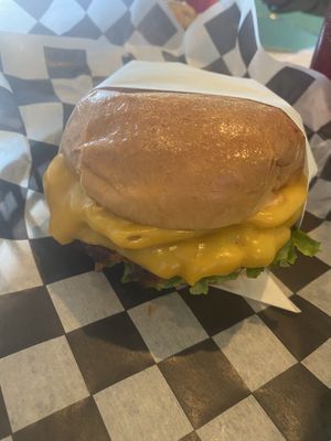 Classic Burger Yummo!!!  at Blissful Burgers in San Antonio