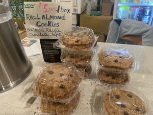 Vegan cookies  at Loving Hut in Huntington Beach