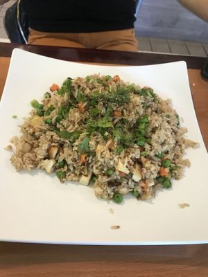 Fried rice at Loving Hut in Huntington Beach