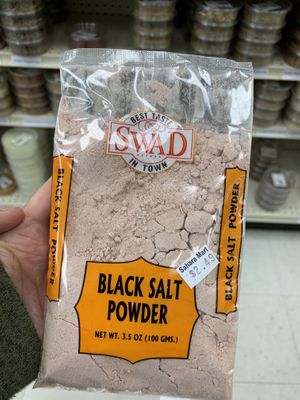 Amazing! Gives dishes an “egg-y” flavor! at Sahara Mart - downtown in Bloomington