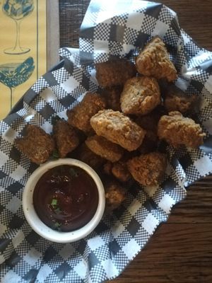 Vegan Popcorn Chicken... $12 at The Mayfair   in Sandy Bay