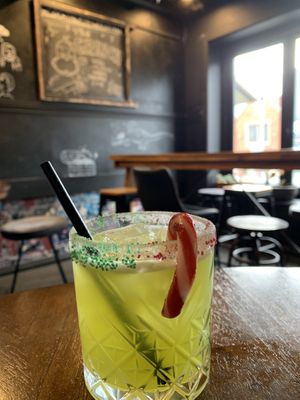 ‘The grinch’ xmas cocktail special  at The Mayfair   in Sandy Bay