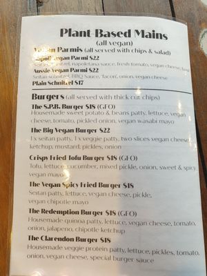 New menu!!! at The Mayfair   in Sandy Bay