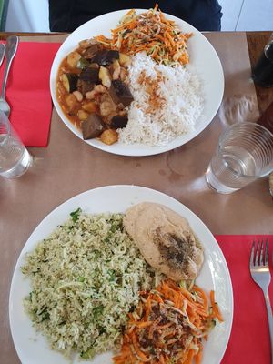 Pisto & assiette végétale at La Bonne Heure in Paris