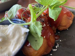 Cauliflower wings were the nicest I’ve had to date  at The Green Edge Cafe and Store in Windsor