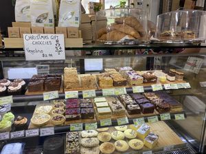 Fabulous range of cakes and sweets  at The Green Edge Cafe and Store in Windsor
