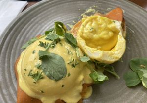 Runny yolks even! at The Green Edge Cafe and Store in Windsor