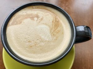 Really good coffee at The Green Edge Cafe and Store in Windsor