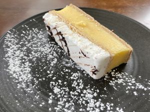 Best vegan vanilla slice I’ve had to date  at The Green Edge Cafe and Store in Windsor