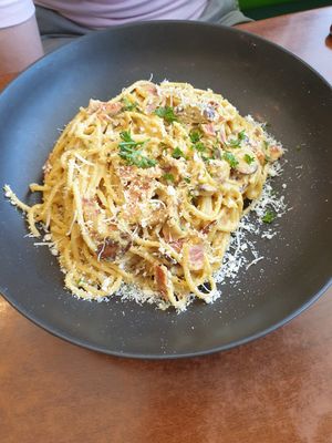 Carbonara at The Green Edge Cafe and Store in Windsor