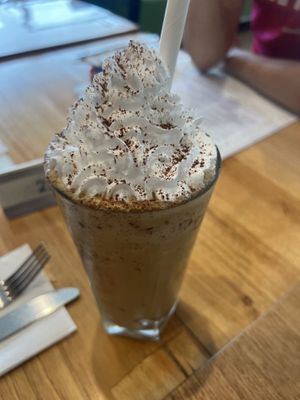 Frappuccino with cream  at The Green Edge Cafe and Store in Windsor