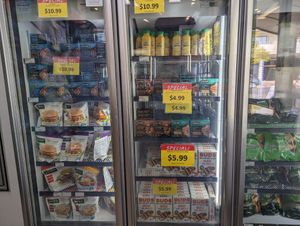 frozen and chilled items at The Green Edge Cafe and Store in Windsor