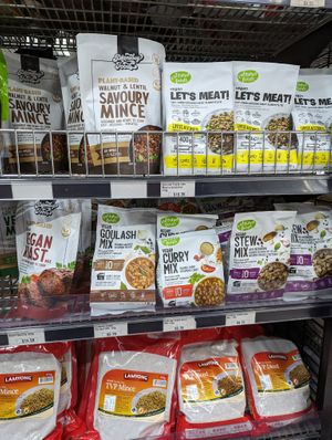 Packaged items at The Green Edge Cafe and Store in Windsor