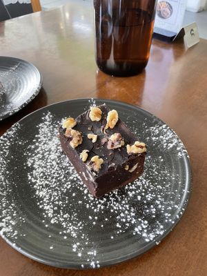 Walnut brownie   at The Green Edge Cafe and Store in Windsor