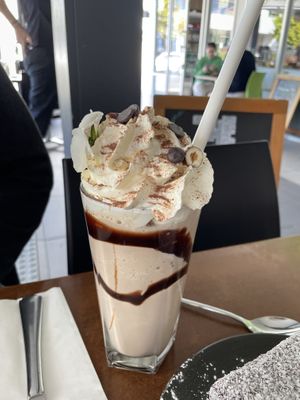 Ferror rocher frappe  at The Green Edge Cafe and Store in Windsor