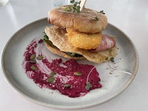 Bacon and Egg MocMuffin   at The Green Edge Cafe and Store in Windsor