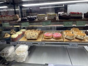 Sweets cabinet!  at The Green Edge Cafe and Store in Windsor