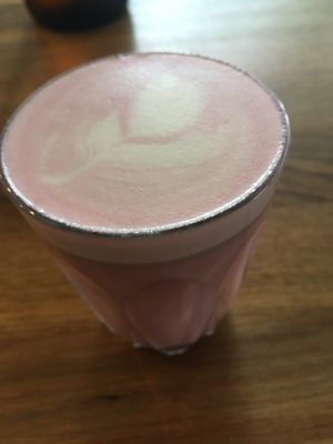 Beetroot latte   at The Green Edge Cafe and Store in Windsor