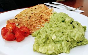 Avo and toast at The Green Edge Cafe and Store in Windsor