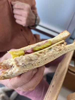 Tuna sandwich   at The Green Edge Cafe and Store in Windsor